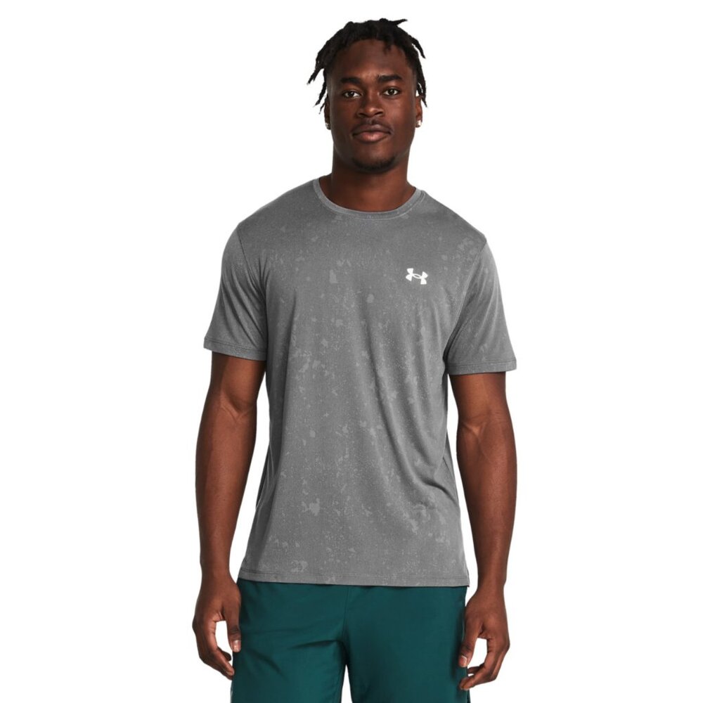 NWT Men's Under Armour Launch Splatter Short Sleeve Tee -  Large (L)